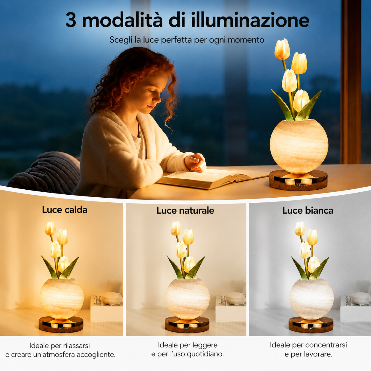 🌷 Tulight™ – I tulipani che brillano per sempre