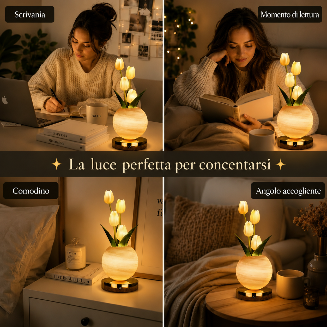 🌷 Tulight™ – I tulipani che brillano per sempre